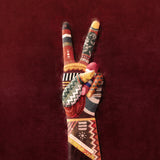 Hand V Color Poster och Canvastavla