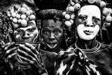 Surma tribe women-I-Ethiopia Poster och Canvastavla