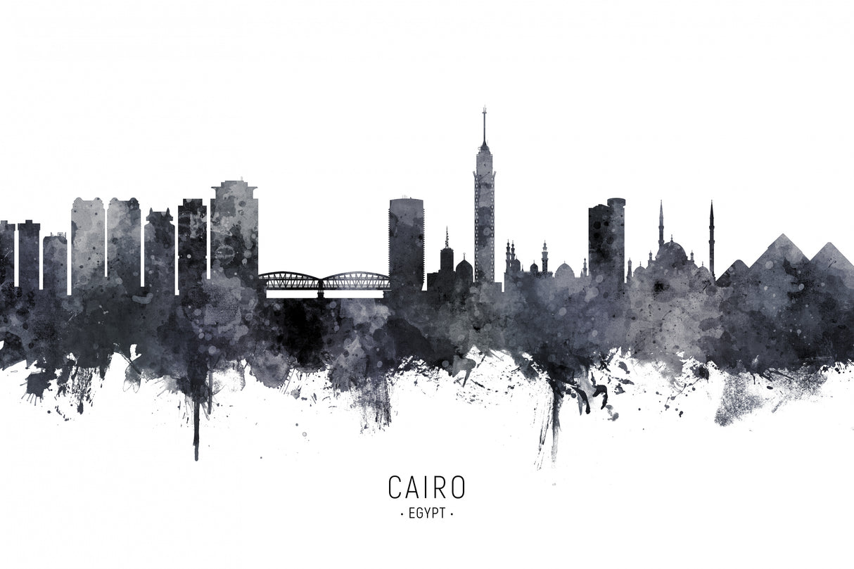 Cairo Egypt Skyline Poster och Canvastavla