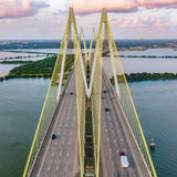 Yellow Bridge Poster och Canvastavla