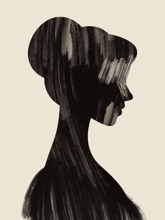 Silhouette Sketch Poster och Canvastavla