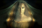 Golden woman Poster och Canvastavla