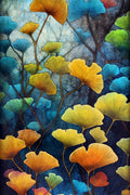 Ginko Biloba leaves 3 Poster och Canvastavla