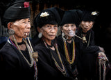 Akhu women at Wan Sai, Myanmar-8221 Poster och Canvastavla