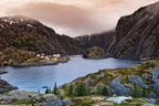 Norwegian Village Poster och Canvastavla