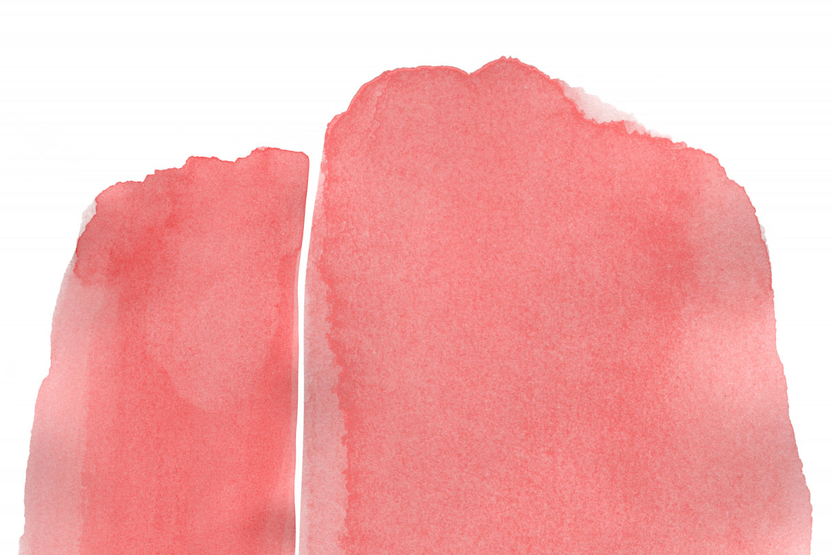 Minimal Pink Abstract 03 Mountain Poster och Canvastavla