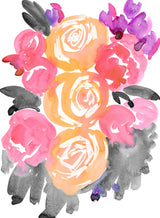 Olympe florals I Poster och Canvastavla