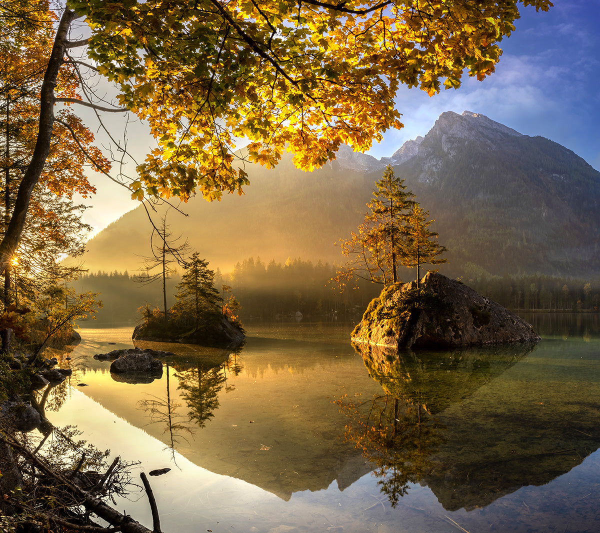 Lake hintersee Poster och Canvastavla