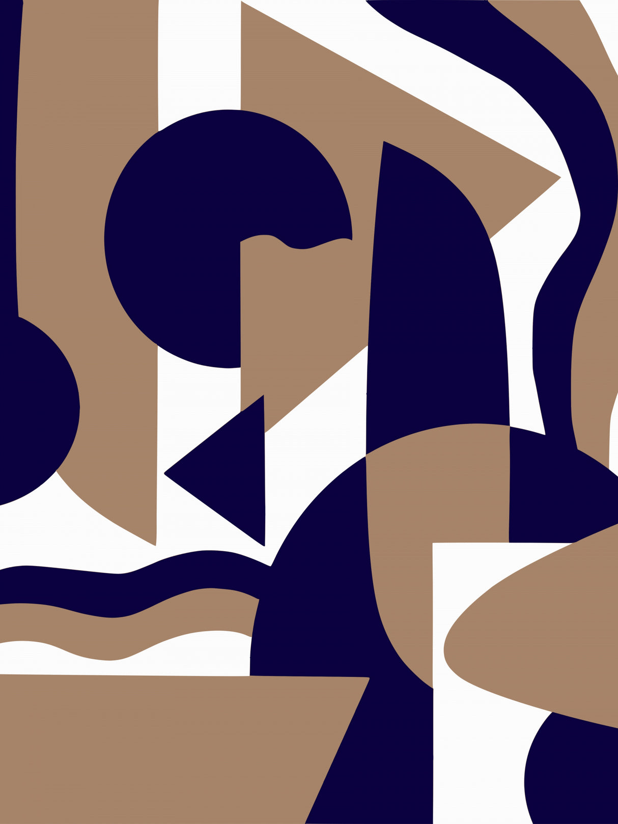 Geometrical Abstract Maximalist Poster och Canvastavla