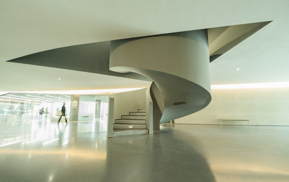 Spiral Corner Staircase Poster och Canvastavla