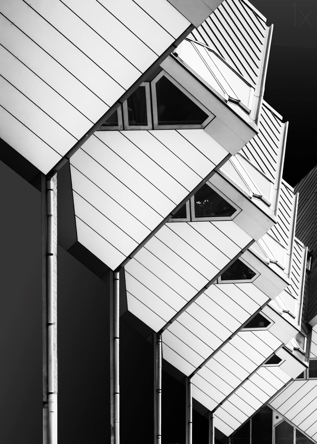 Living on piles. Poster och Canvastavla
