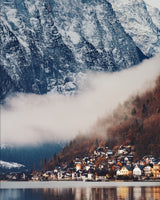 Cloudy Mountain Poster och Canvastavla