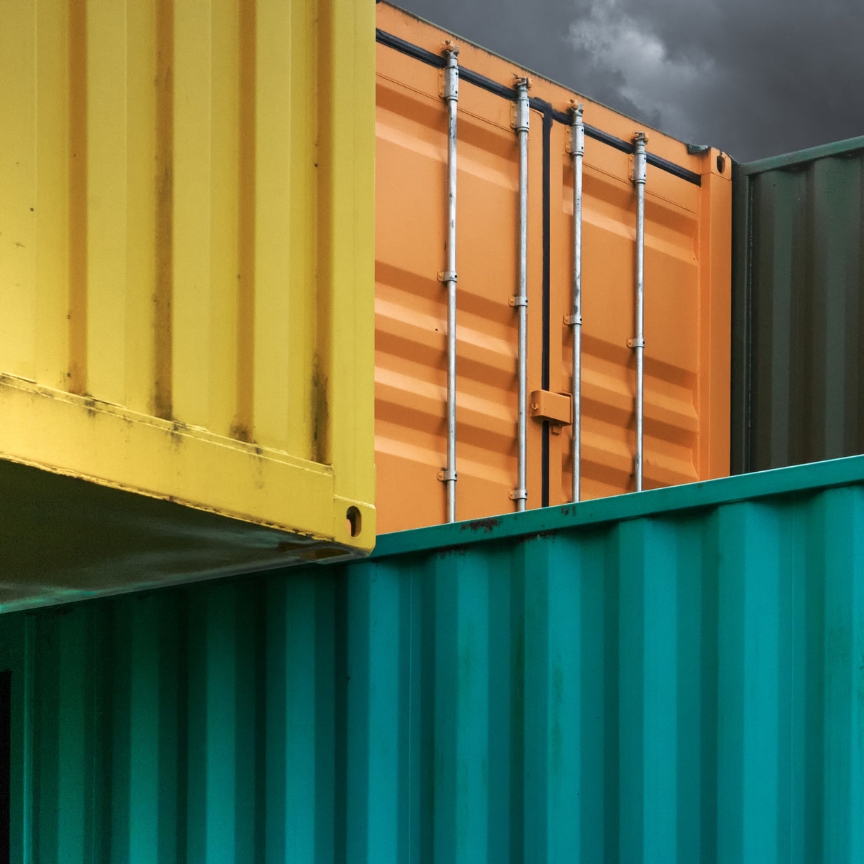 Container tetris Poster och Canvastavla
