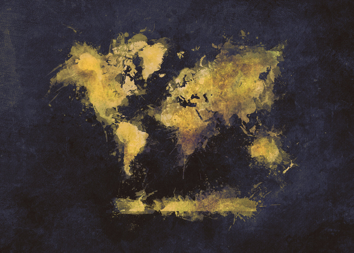 World map 22 Poster och Canvastavla