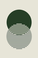Minimal Abstract Circles Ii Poster och Canvastavla