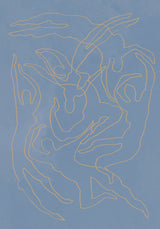 Blue Swimmers Poster och Canvastavla