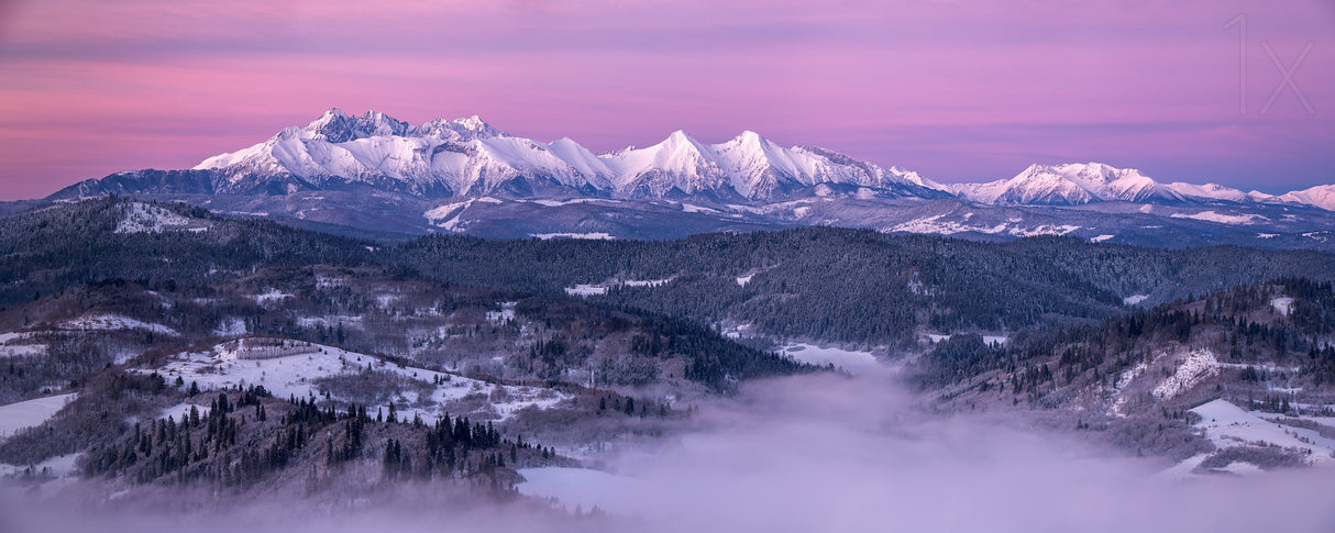 Dawn - Tatra Mountains Poster och Canvastavla