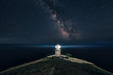 Night Lighthouse Poster och Canvastavla
