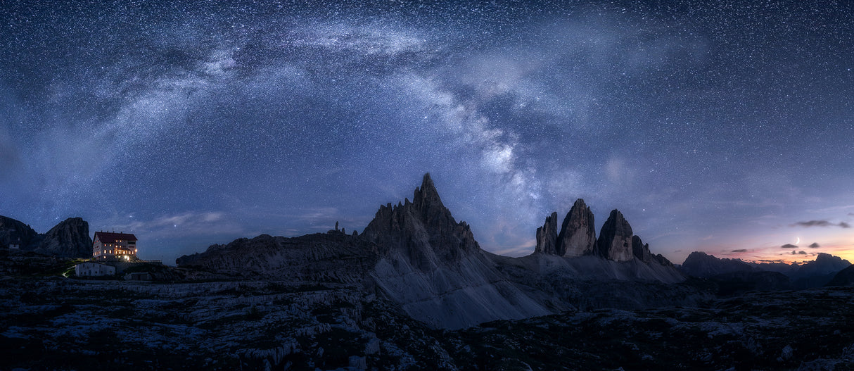 Stars in the Dolomites Poster och Canvastavla