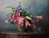 Still life with flowers Poster och Canvastavla