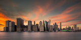 Sunset at Manhattan 3 Poster och Canvastavla
