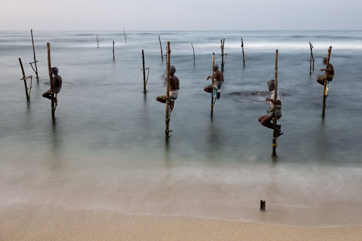 stilt fishermen Poster och Canvastavla