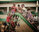 Playing at a beninese school Poster och Canvastavla