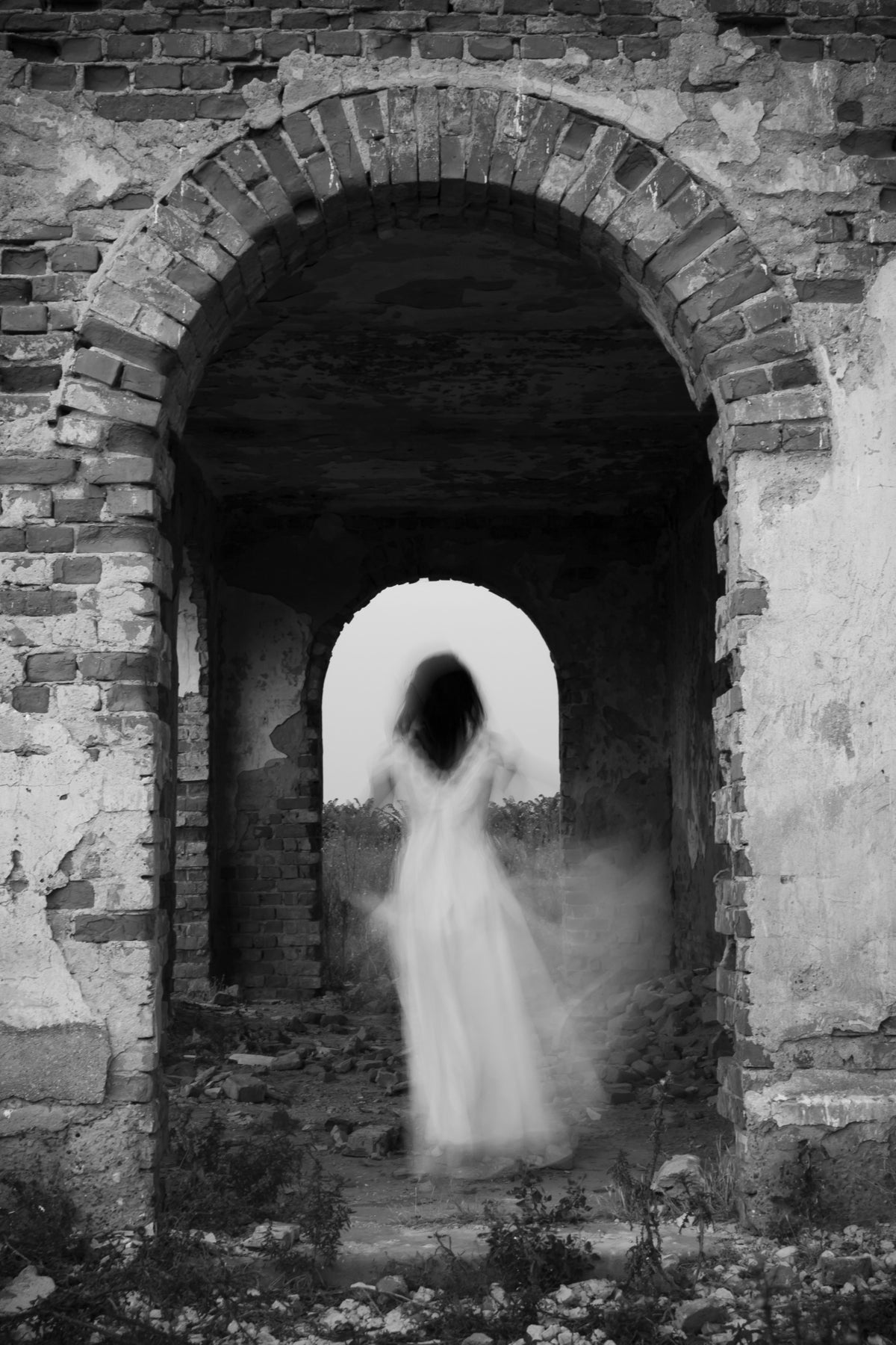 Running bride Poster och Canvastavla