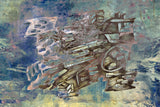 The night composition No. 2 Poster och Canvastavla