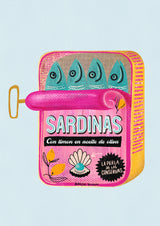 Sardines Tin Can Poster och Canvastavla