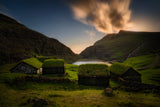 Saksun village Poster och Canvastavla