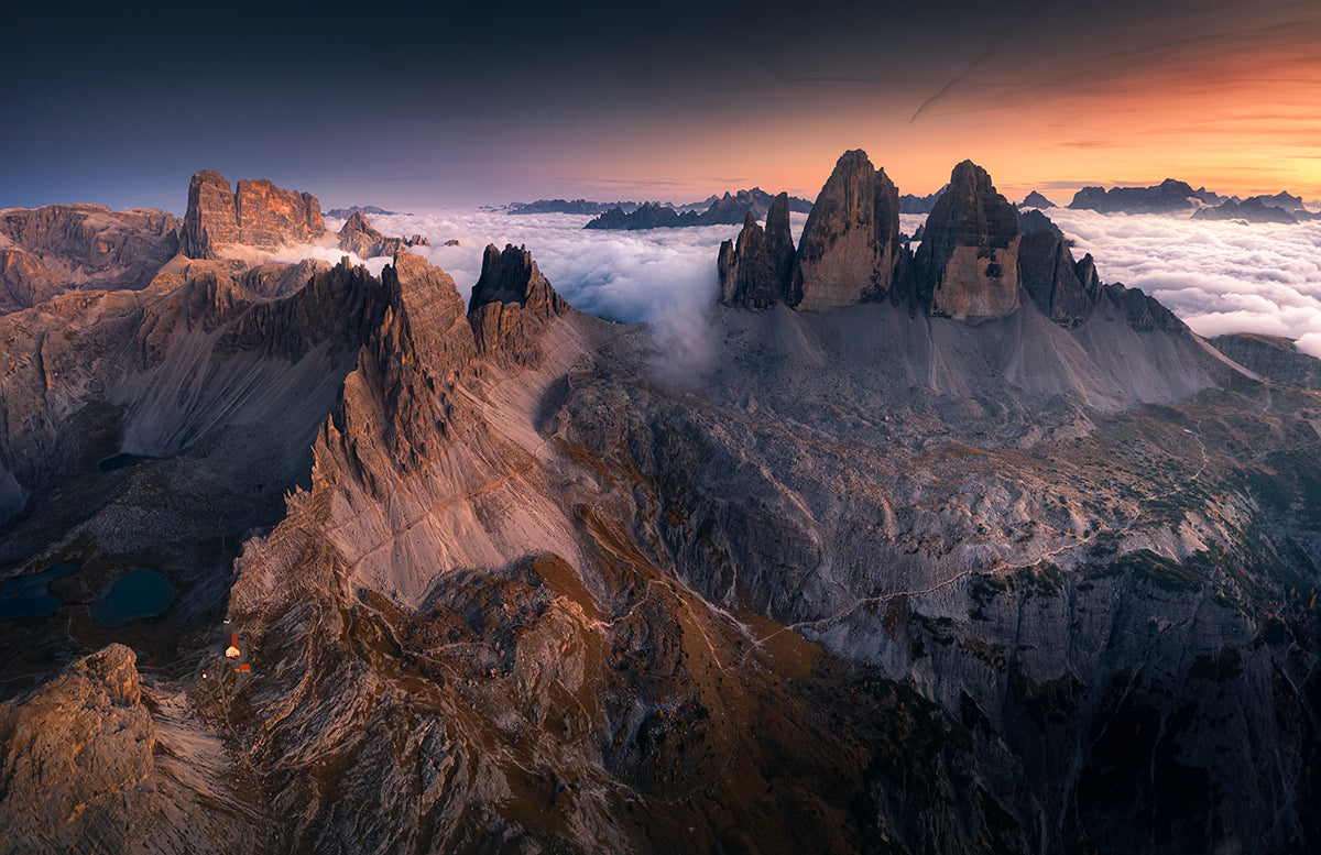 Tre Cime di Lavaredo Poster och Canvastavla