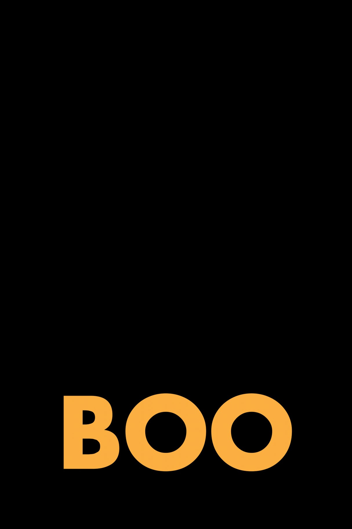 Boo Poster och Canvastavla