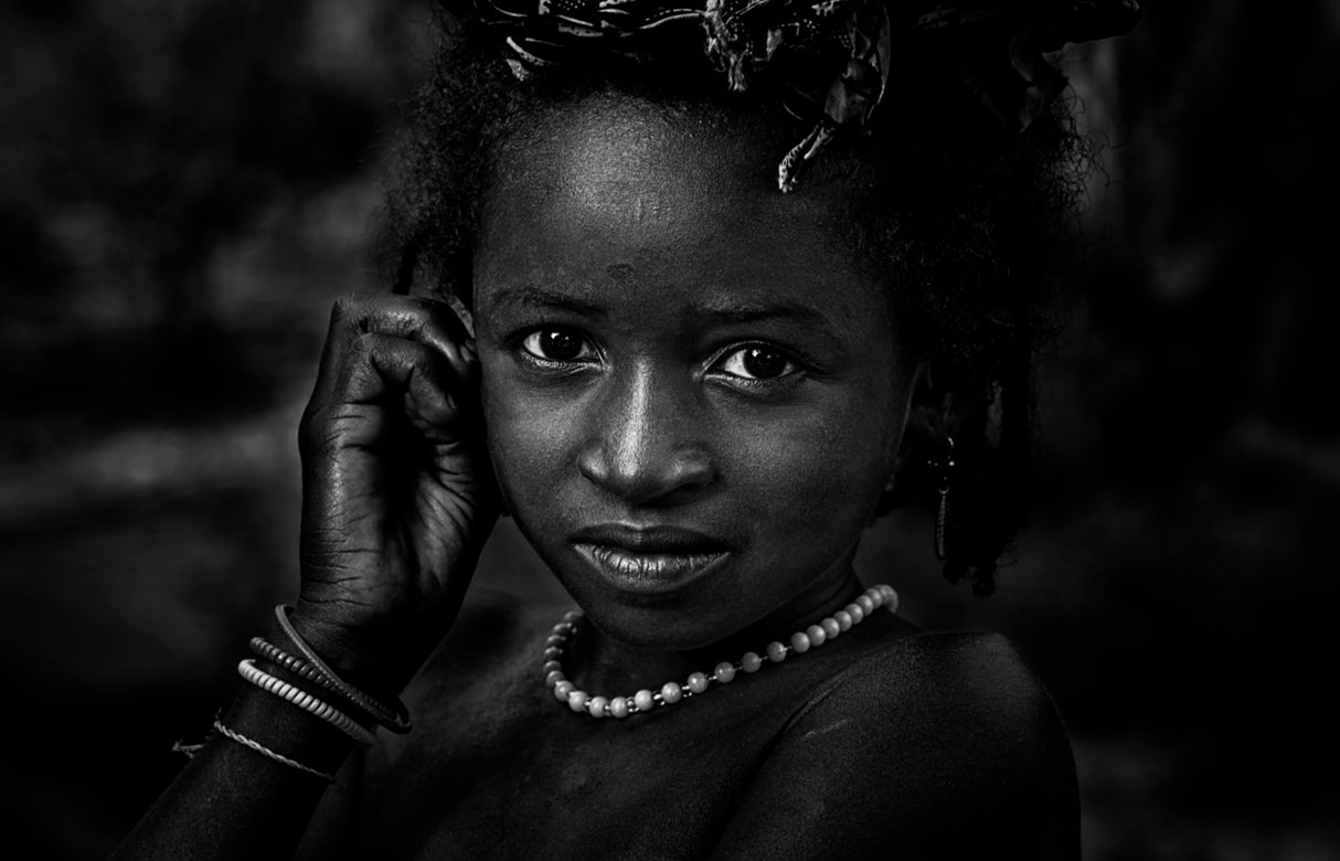 Girl from Benin Poster och Canvastavla