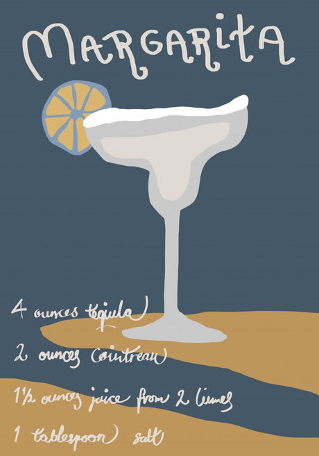 Margarita Poster Kitchen poster eller kökstavla