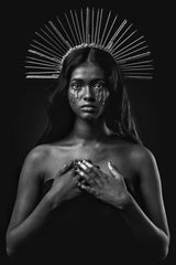 BLACK GOLD QUEEN Poster och Canvastavla