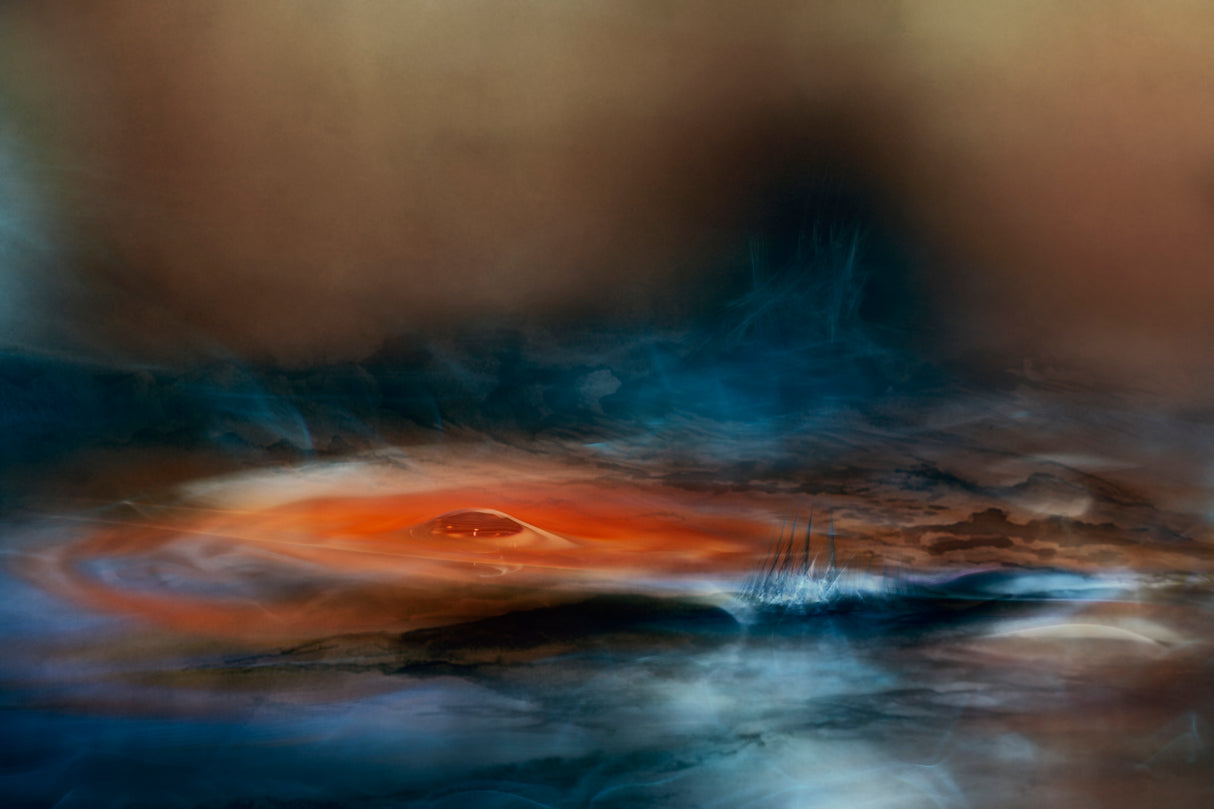 Fantasy lake Poster och Canvastavla
