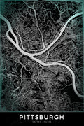 PITTSBURGH Poster och Canvastavla