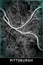 PITTSBURGH Poster och Canvastavla
