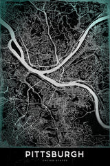 PITTSBURGH Poster och Canvastavla