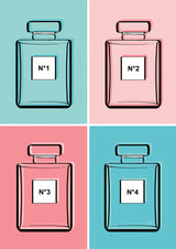 Pastel Perfumes Poster och Canvastavla