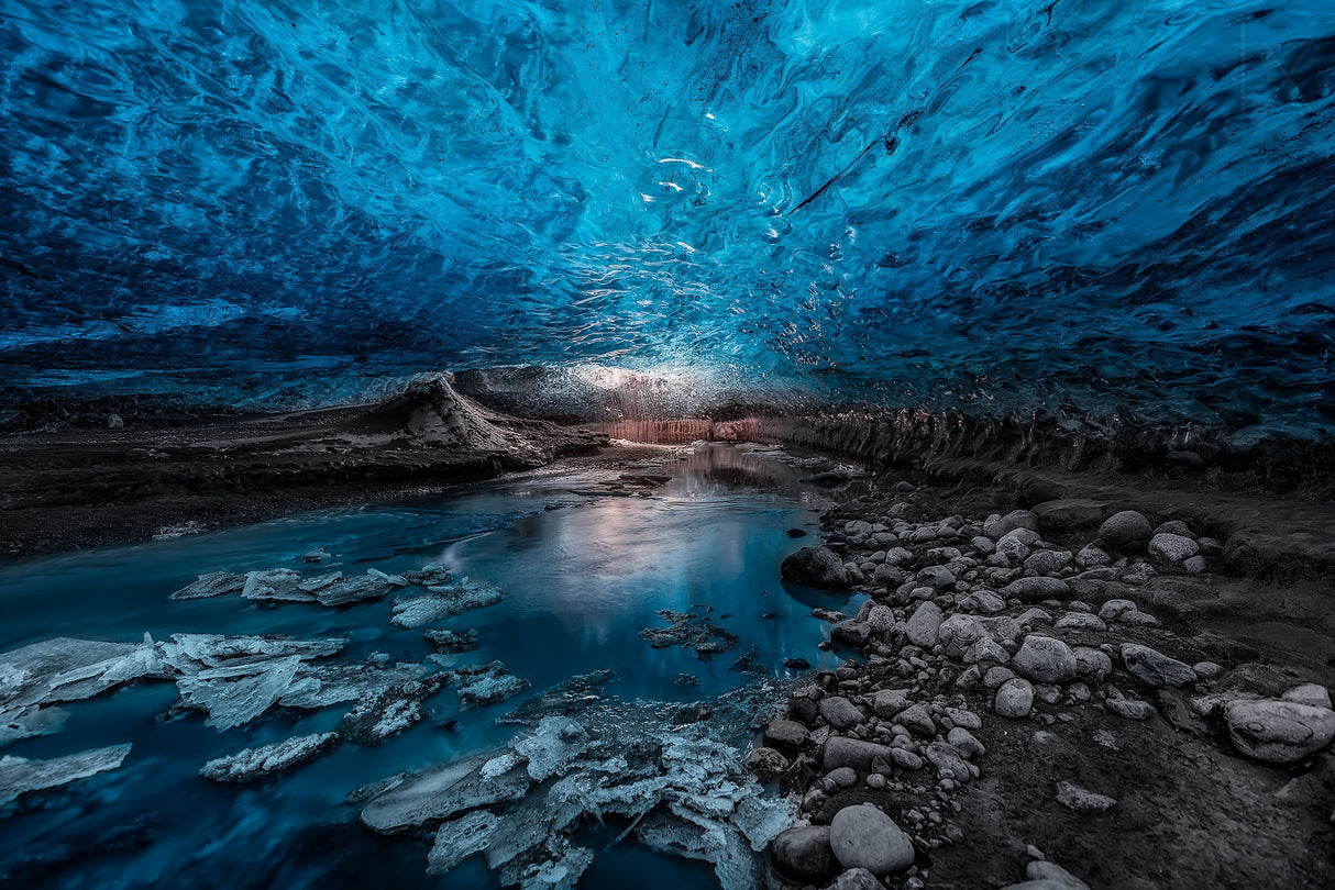 Ice Cave Poster och Canvastavla