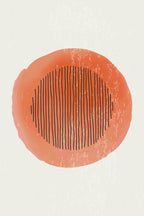 Orange Watercolor Shapes Series #1 Poster och Canvastavla