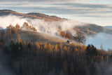 Autumn in rural Romania Poster och Canvastavla