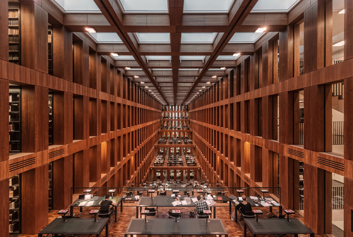 Library in Berlin. Poster och Canvastavla