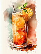 Drinks cocktail Poster och Canvastavla