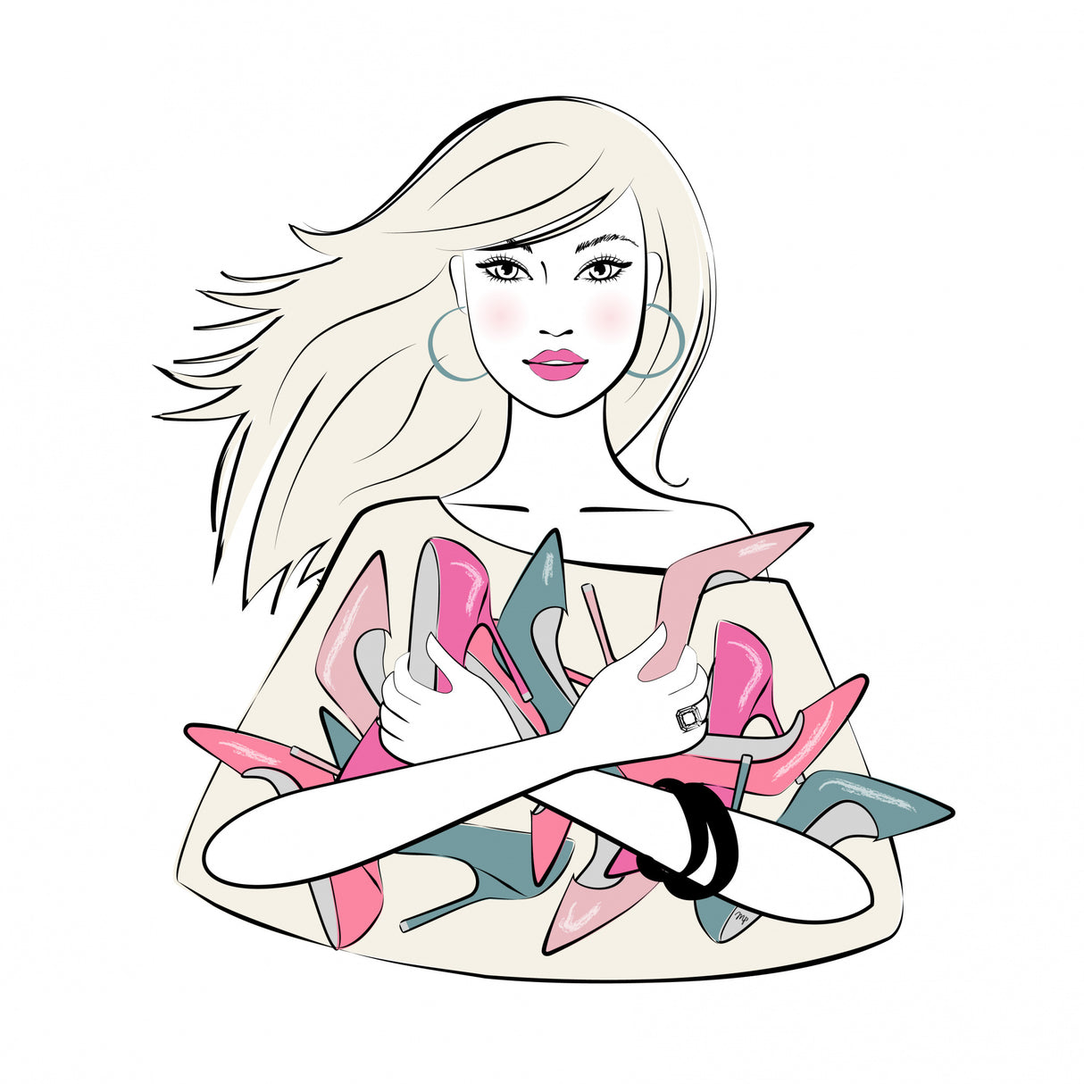Shoe Lover Poster och Canvastavla