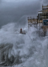 Photo in the sea wave Poster och Canvastavla