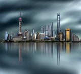 the mordern city Poster och Canvastavla
