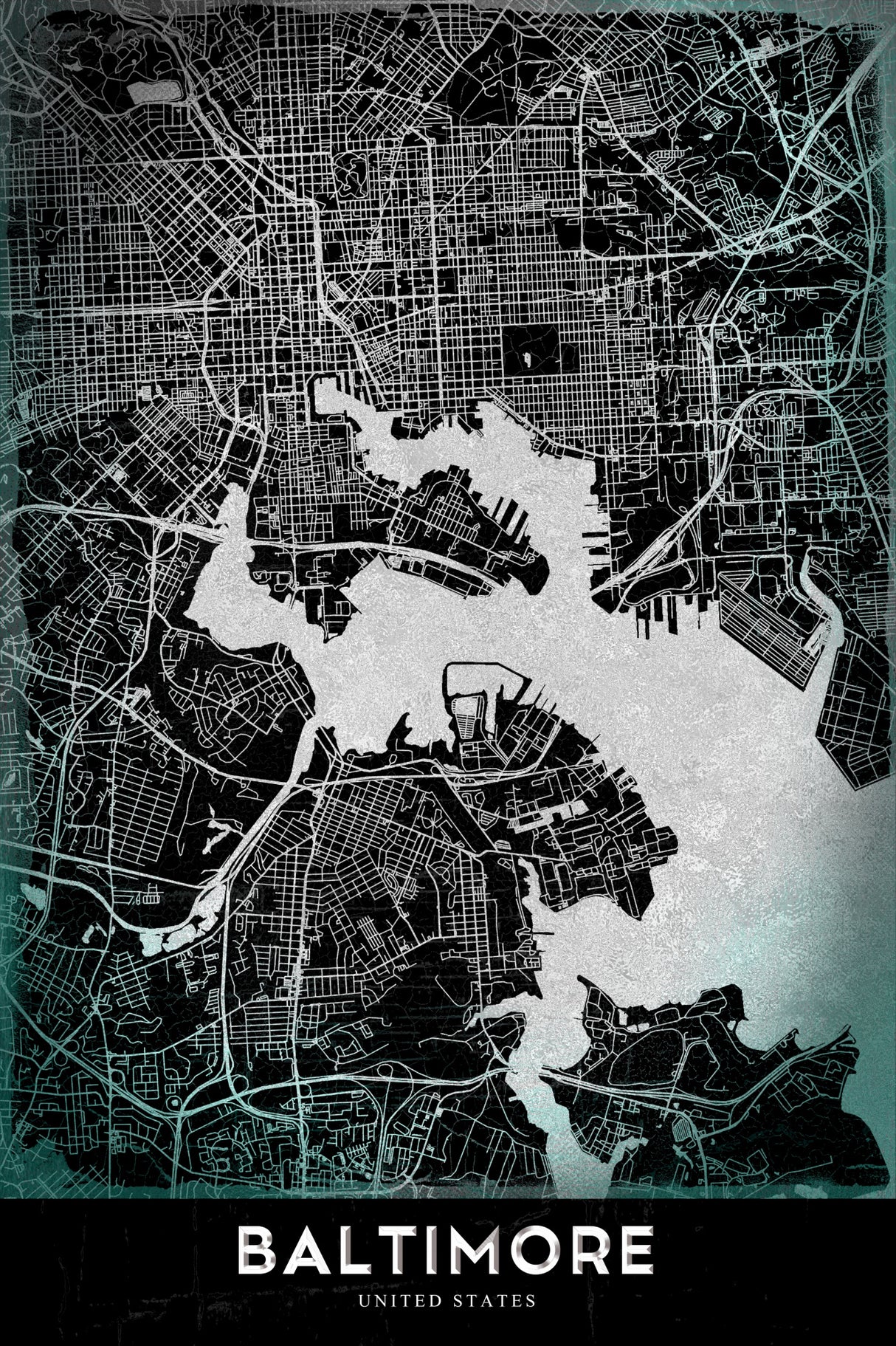 BALTIMORE Poster och Canvastavla